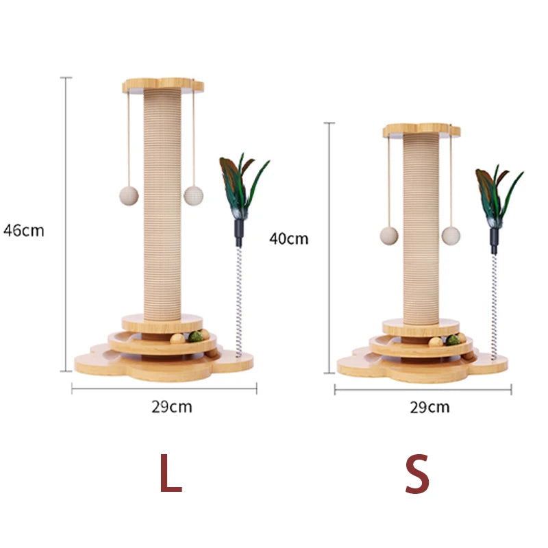 Poste para arranhar gatos - La Tour Sisal | Torre de arranhões