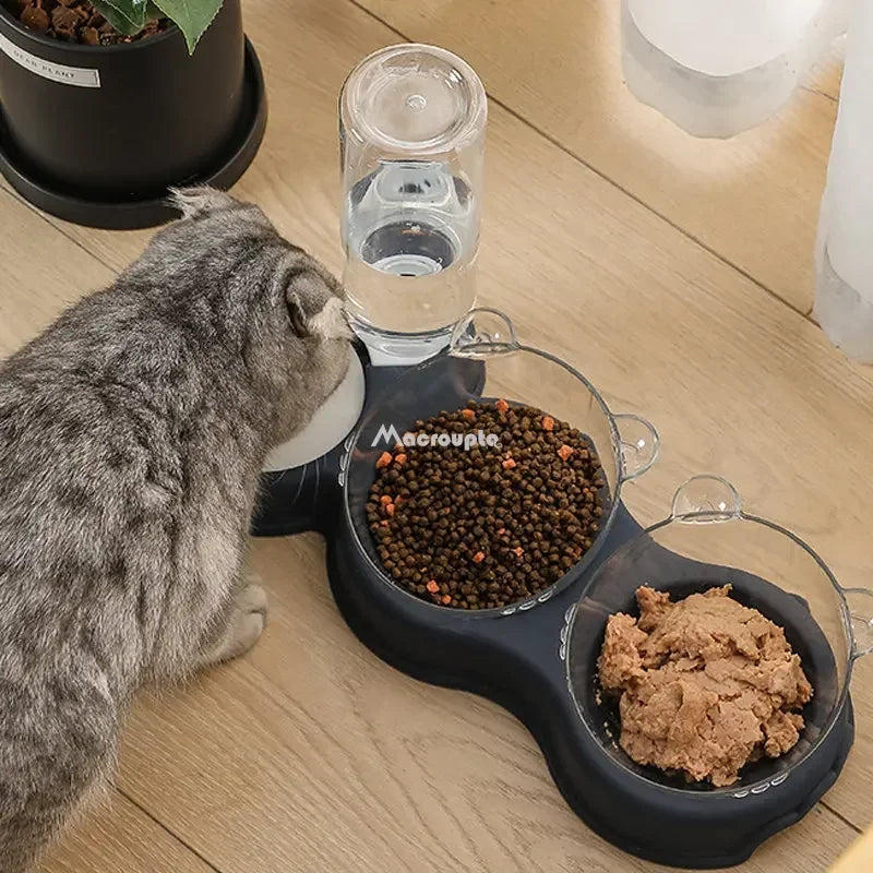 Comedouro Para Pet em Aço Inoxidável - PetPlus